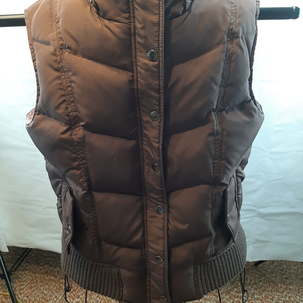 NEW YORK CLASSICS BROWN VEST SIZE M